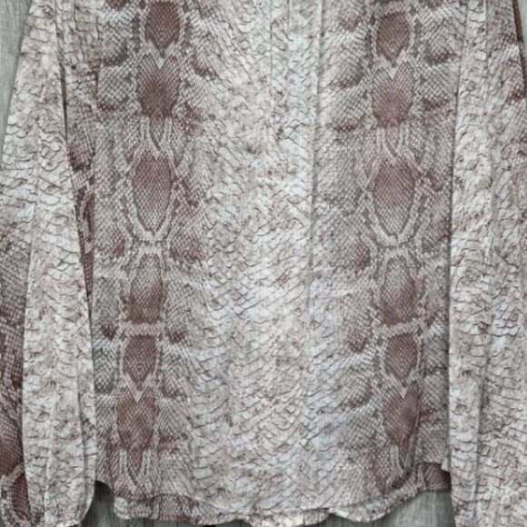 Brand New By Anthropologie Long-Sleeve Ruffled Blouse - Picture 12 of 15